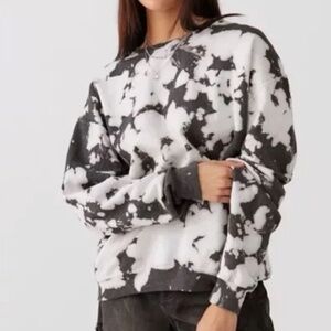 Urban Outfitters Renewal Remade Monochrome Tie-Dye Crewneck